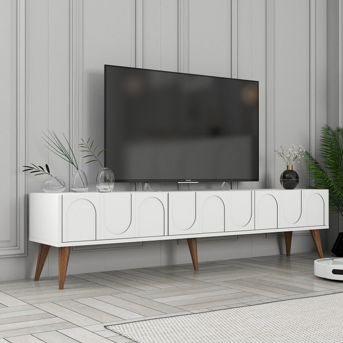 Hanah Home Lyon 44 Blanco y Nogal